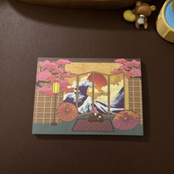 Note Paper Packaging: Wen Shui Yuanzi's Small House Packaging, Japanese-Style Scenery, 10×14 Note Paper Packaging