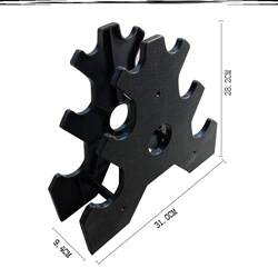 Indoor Yoga Multifunctional Rack for Girls, Compact Home Fitness Equipment Storage Rack, Kettlebell Rack, Small Weight Dumbbell Rack