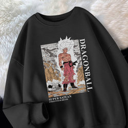 Dragon Ball Joint Crewneck Sweatshirt Men's Autumn and Winter Super Saiyan Goku Vegeta Peripheral Clothes Teenagers