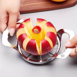 German Apple Slicer, Core Remover, 304 Stainless Steel Fruit Slicer, Orange Household Divider, Melon Cutter