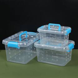 Hamster Transport Box, Pet Transport Box, Breathable Transport Box, Organizing Box, Perforated Transport Box for Express Delivery
