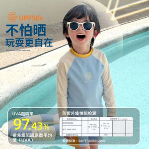 
Boys swimsuits children's swimsuits summer long-sleeved sun protection swimsuits boy split swimsuits A-class swimming trousers suits
