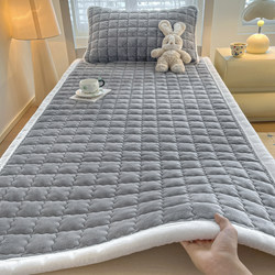 Milk Velvet Mattress Student Dormitory Single Coral Velvet Bed Cover Soft Cushion Non-Slip Bed Sheet Machine Washable 2025 New Model