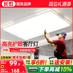 Changhong Lighting Living Room Main Light Modern Simple and Elegant Master Bedroom Ceiling Light Zhongshan Lighting Whole House 2025 New Model