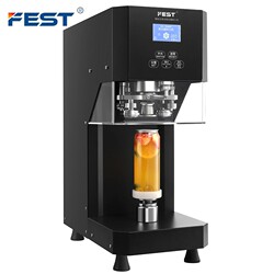 Fest Fully Automatic Can Sealing Machine for Milk Tea, Commercial Beverage Plastic Can Sealing Machine, Lid Sealing Machine, Cup Sealing Machine