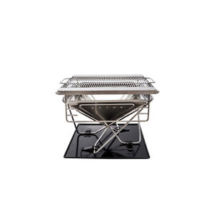 
Stainless steel fire table outdoor campfire wood stove folding portable firewood basin camping folding party wholesale