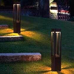 Solar LED lawn light outdoor waterproof courtyard lights simple modern garden light outdoor garden grass street lights