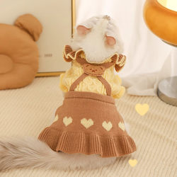 Warm Sweater for Ragdoll Kittens, Winter Cat Clothes, Cute Autumn and Winter Pet-Specific Apparel