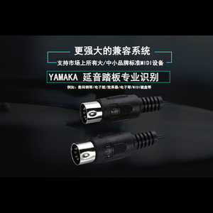 
USB to five-pin midi line round hole Computer-connected electronic drum Electronic piano instrument music editing line 2 meters