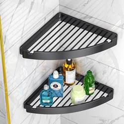 Bathroom Shower Room Storage Rack, Bathroom Triangle Rack, No-Drill Toilet Wall-Mounted Corner Rack