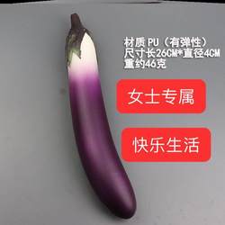 Large Long Eggplant Toy, Realistic Vegetable Plastic Pu Soft-Touch Eggplant Model Prop, Sketching Photography Accessory, Ornament for Women
