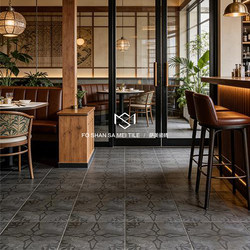 Sami French-Style Restaurant Cafe Retro Floral Tiles Antique Floor Tiles Vintage Style Homestay Bedroom Corridor Tiles