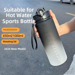Insulated Cups for Men and Women, High-Temperature Resistant Fitness Sports Water Bottles, Large-Capacity Insulated Cups, Gradient Portable Water Bottles