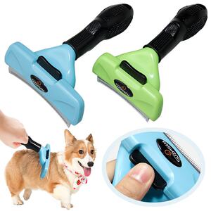 
Stainless steel pet hair removal comb dog and cat cleaning and beauty supplies pet comb supplies manufacturer direct supply and delivery