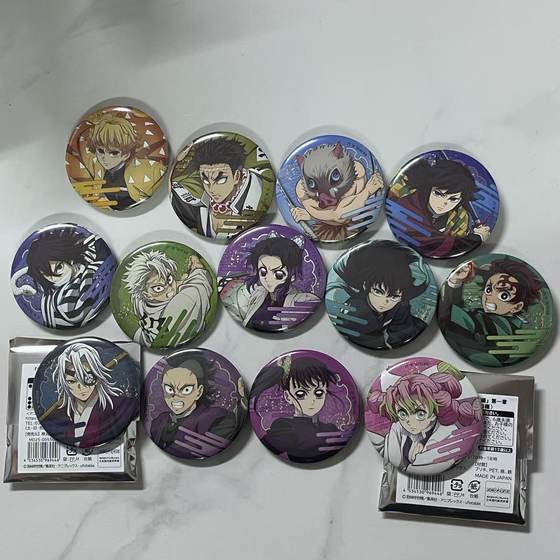 
Hiya genuine Demon Slayer: Kimetsu no Yaiba peripherals Toshiru anime Ichiro Mitsuri Tomioka Giyu unlimited bar badge Taniko