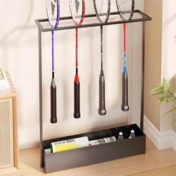 Large-Capacity Badminton and Tennis Racket Storage Rack, Gym Sports Equipment Storage Rack, Sports Equipment Storage Organizer