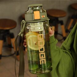 German Closgo Sports Water Cup, Large Capacity, Summer Water Bottle, Outdoor Portable Student Fitness Anti-Fall Water Cup