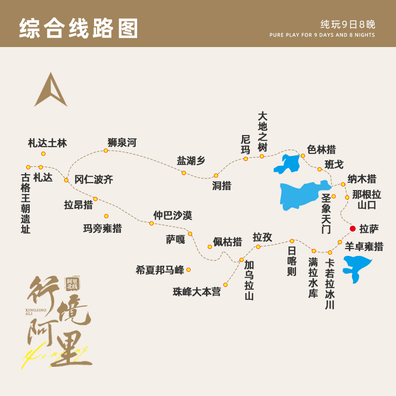 西藏旅游阿里北环线跟团游4人拍摄团冈仁波齐珠峰羊湖纳木措9天