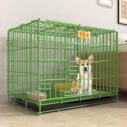 Thickened Nano Folding Dog Cage, Iron Cage, Indoor Small Dog Cage, Transport Cage, Large Dog Kennel, Pet Cage