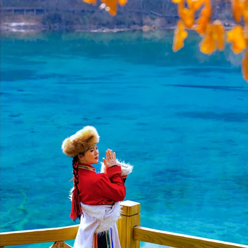 无购物 | 四川旅游6天5晚九寨沟黄龙都江堰三星堆2-8人商务车小团