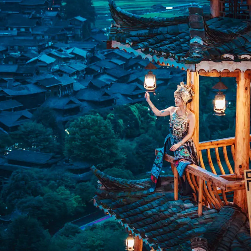 贵州旅游6天无购物大小七孔黄果树大瀑布梵净山苗西江29人内小团