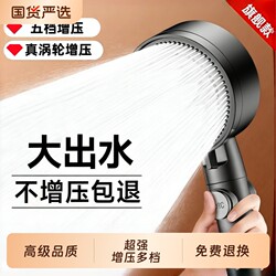 Pressurized Shower Head for Home Water Heater, Large Water Flow Shower Set, Pressurized Rain Shower Head, Bathroom Heater Set
