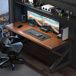 Guji Computer Desk, Small Home Office Desk, Light Luxury High-End Desk, Gaming Desk, Desktop Desk That Can Accommodate a System Unit