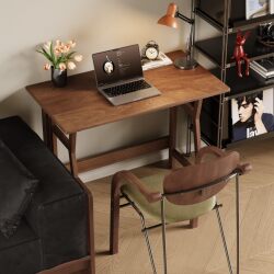 Gujia Furniture Solid Wood Folding Desk Study Table Writing Desk New Workbench Office Desk Home Computer Desk