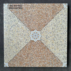 Particle Terrazzo Tiles 800X800 Living Room Shopping Mall Catering Kitchen and Bathroom Non-Slip Antique Tiles Geometric 60X60 Floor Tiles