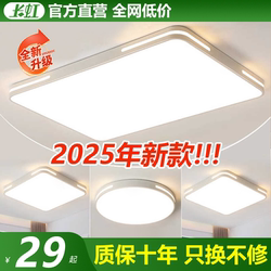 Changhong Ceiling Lamp for Bedroom and Living Room, 2025 New Model, Main Living Room Led, Balcony, Kitchen, Eye Protection, Ultra-Thin, Dining Room