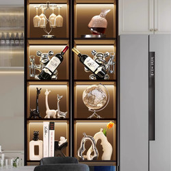 German Light Luxury High-End Violent Bear Wine Rack Wine Cabinet Decorative Ornaments Modern Living Room Tv Cabinet Home Decorations