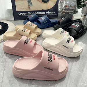 
518 thick sole 6 cm EVA couple indoor and outdoor flip flops fashionable trendy casual sports style tire slippers