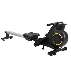 Rowing Machine for Home Use, Magnetic Control, Indoor, Simple, Smart Exercise, Foldable, Magnetic Resistance Fitness Equipment, Rowing Machine