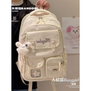 
Good-looking, large-capacity schoolbag, leisure travel, versatile backpack, junior high school girl, high school student computer backpack