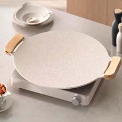 Outdoor Marble Stone Cassette Stove Barbecue Plate Grill Pan Korean Teppanyaki Induction Cooker Griddle for Home Use