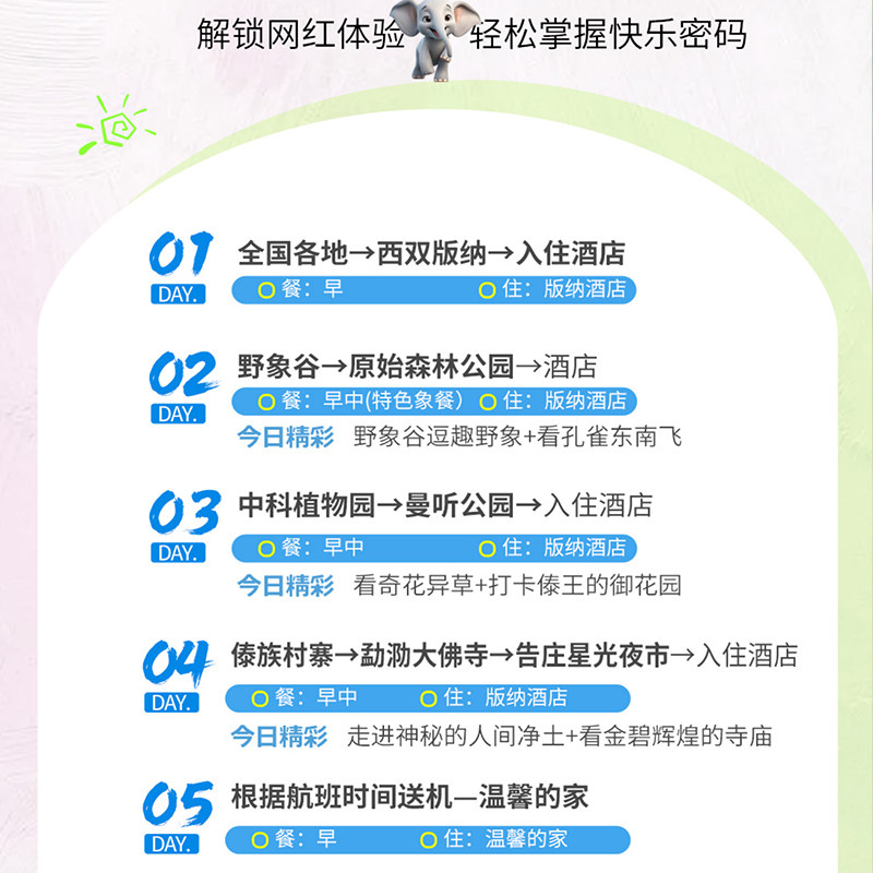 广东湛江茂名阳江云浮肇庆韶关出发去到云南西双版纳旅游纯玩小团