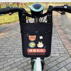 Large-Capacity Front-Mounted Bag for Electric Bikes and Bicycles, Durable Dust-Proof Storage Bag, Waterproof and Lightweight for Electric Scooters