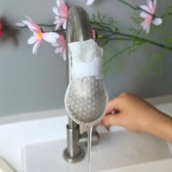 Hot and Cold Faucet Filter Cotton Bag Kitchen Water Filter for Removing Scale, Sediment, Impurities, Rust, Water Purification Tool with Strap