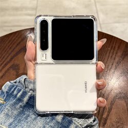 Suitable for Huawei Purax Phone Case, New Purax Collector's Edition Foldable Screen Protective Case, Pura Shell with a High-End Feel, Full Coverage, Anti-Drop, Transparent, Ultra-Thin, Creative, Niche, Women's Model, Super Popular