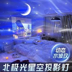 Couple's Gift Northern Lights Starry Sky Lamp Projector Lamp Bluetooth Speaker for Girlfriend Romantic Atmosphere Lamp Night Light