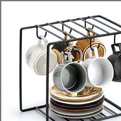 Italian-Style Espresso Afternoon Tea Cup, European and American-Style Small Coffee Cup, Household Coffee Ceramic Set with Cup Holder