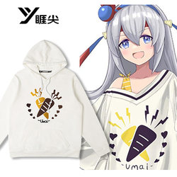 Jockey Girl Collaboration Hoodie for Men 2025 New Autumn/Winter Anime Oguri Tamamo Two-Dimensional Peripheral Clothing