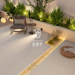 Villa Quartz Tiles Courtyard Floor Tiles Outdoor Floor Stone Yard Terrace Balcony Garden Tiles Outdoor Floor Tiles
