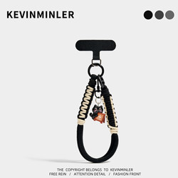 Kevinminler Original Coffee Cat Phone Lanyard Bag Pendant Keychain Wrist-Style t Buckle Black Accessory