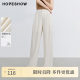 Red Sleeve 2024 Summer New Women's Solid Color Press-Pleated Loose Wide Legs
