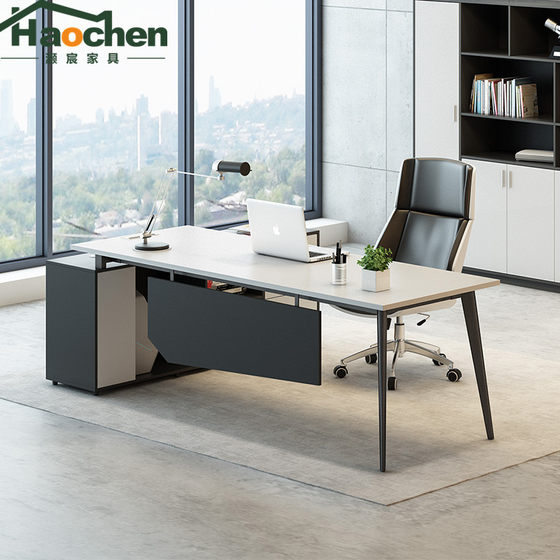 Office furniture owner table Simple Modern Presidential Table Table Manager Table Manager Table Table Table Table and Chair Combination
