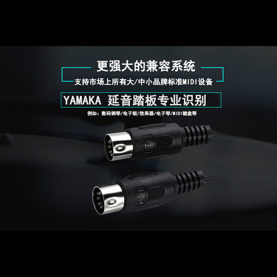 
USB to five-pin midi line round hole Computer-connected electronic drum Electronic piano instrument music editing line 2 meters