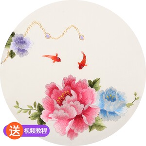 
Suzhou embroidery handmade diy kit self-embroidery for beginners ancient style self-embroidery entry-level stitches landscape flowers and birds