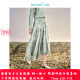 Inman new Chinese skirt for women in spring 2024 new Zen mid-length A-line skirt
