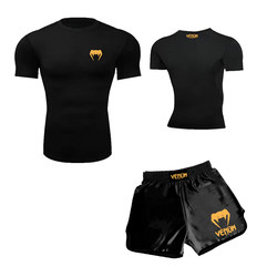 Venom Boxing Ufc Fighting Muay Thai Sanda T-Shirt Shorts Sports Training Suit for Men, Women, and Children